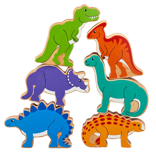 Wooden Dinosaur Set