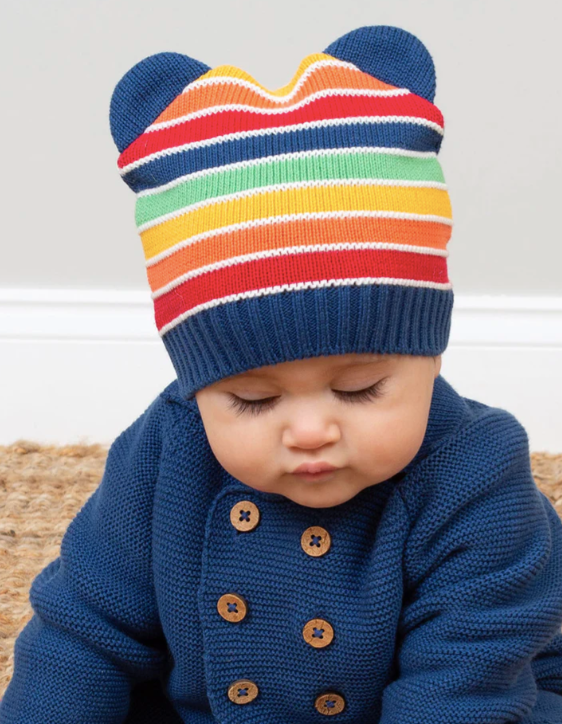 Rainbow Knit Hat