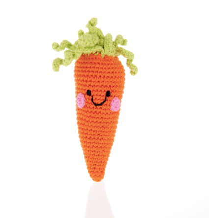 Friendly Carrot Rattle