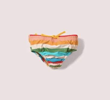 Rainbow Stripe Swim Nappy