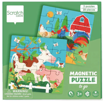 Magnetic Puzzle Book - Farm