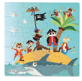 Magnetic Puzzle Book - Pirates