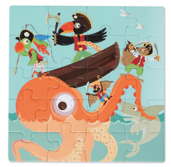 Magnetic Puzzle Book - Pirates