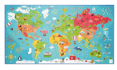 XXL World Map Puzzle