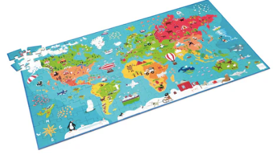 XXL World Map Puzzle