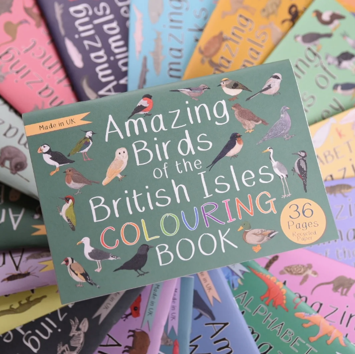 Amazing Birds of the British Isles Colouring Book