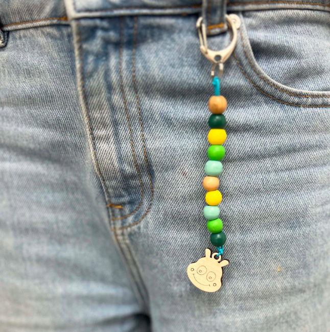 Make Your Own Caterpillar Keyring