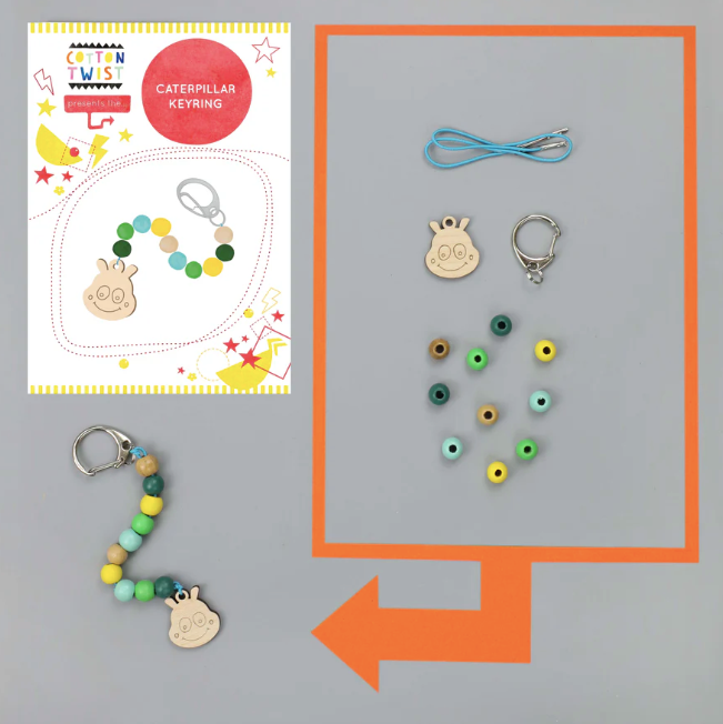 Make Your Own Caterpillar Keyring