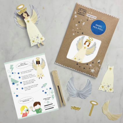 Make Your Own Angel Peg Doll