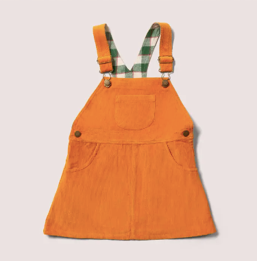 Golden Ochre Classic Pinafore Dress