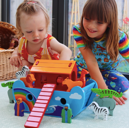 Rainbow Noah's Ark Playset