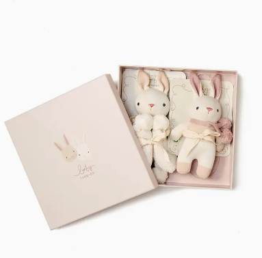 Baby Threads Cream Bunny Gift Set