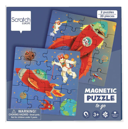 Magnetic Puzzle Book - Space