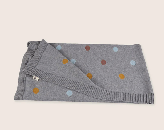 Polka Dot Organic Blanket