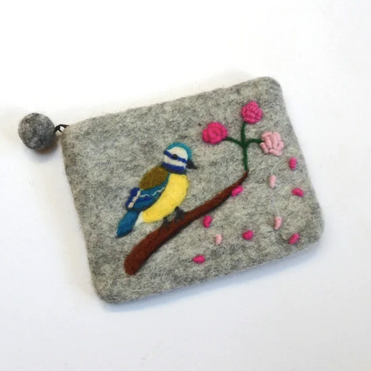 Blue Tit Purse