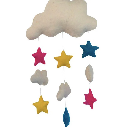 Clouds and Stars Mobile