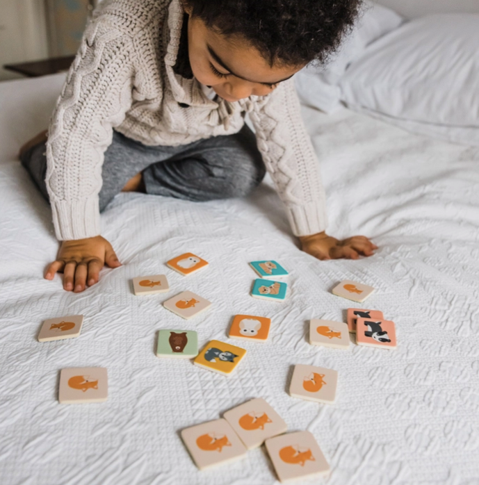 Wooden Animal Memory Game