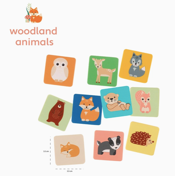 Wooden Animal Memory Game