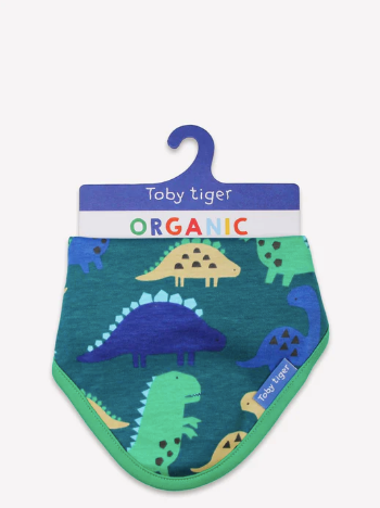 Tonal Dinosaur Bib