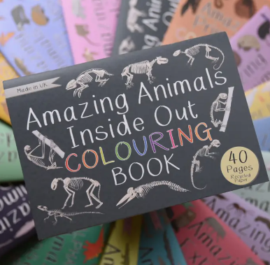 Amazing Animals Inside Out Colouring Book