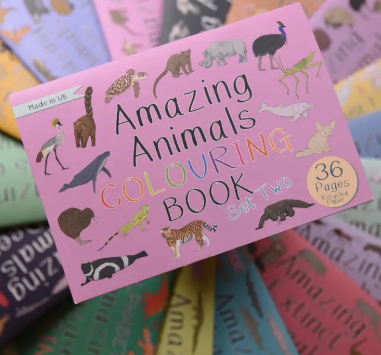 Amazing Animals Set Two Colouring Book