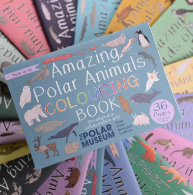 Amazing Polar Animals Colouring Book