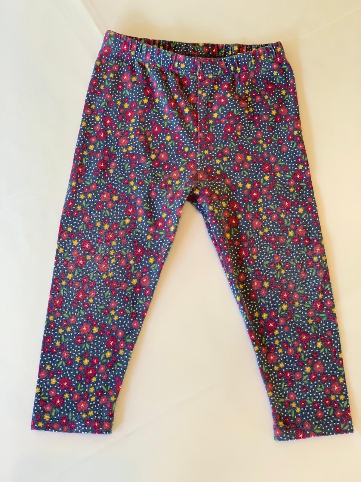 Kite Purple Flower Leggings 12-18 months