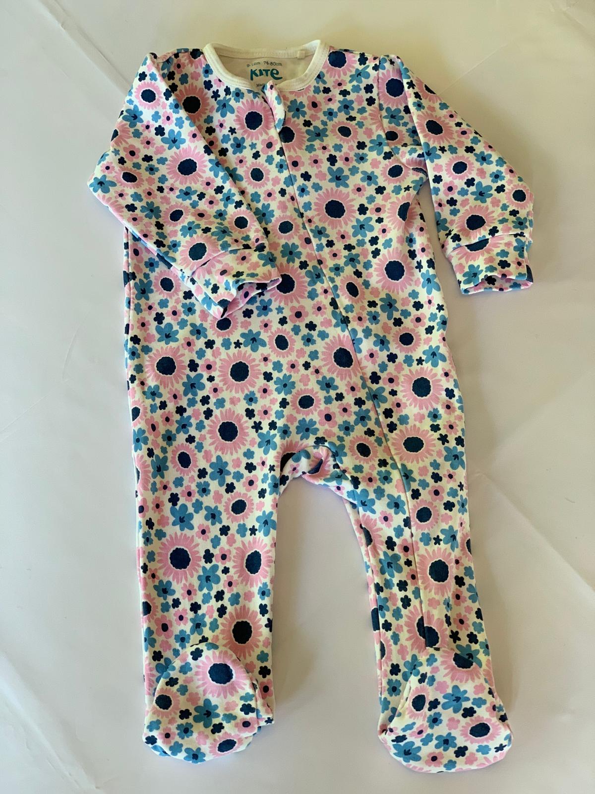 Kite Flower Sleepsuit 9-12 months