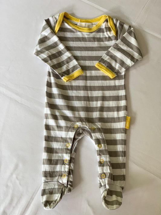 Toby Tiger Grey Stripe Sleepsuit 3-6 months