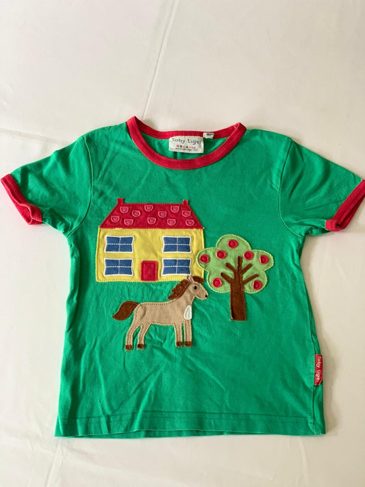 Toby Tiger Farm T-Shirt 2-3 years