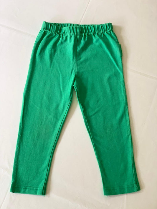 Toby Tiger Green Leggings 2-3 Years